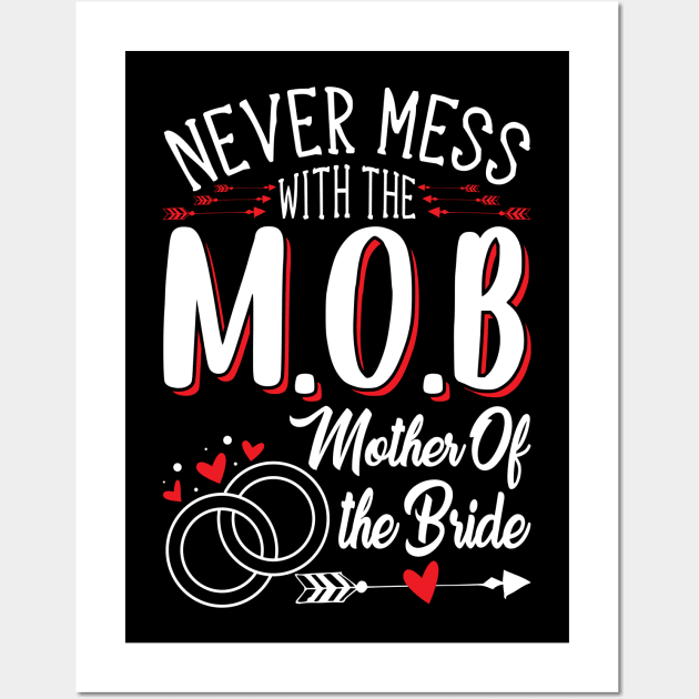 Mother of Bride Mother's Day Tee Wall Art by Special Tees